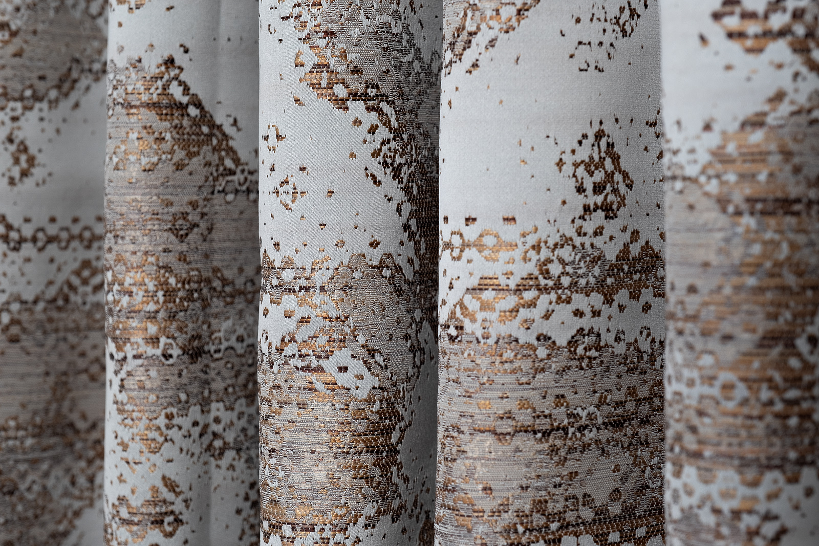 Портьера Bromley 275х260см голубая 3