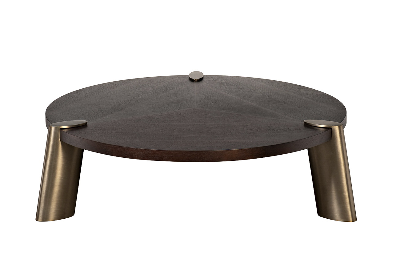 Стол журнальный низкий Конг (Kong) темный орех 1