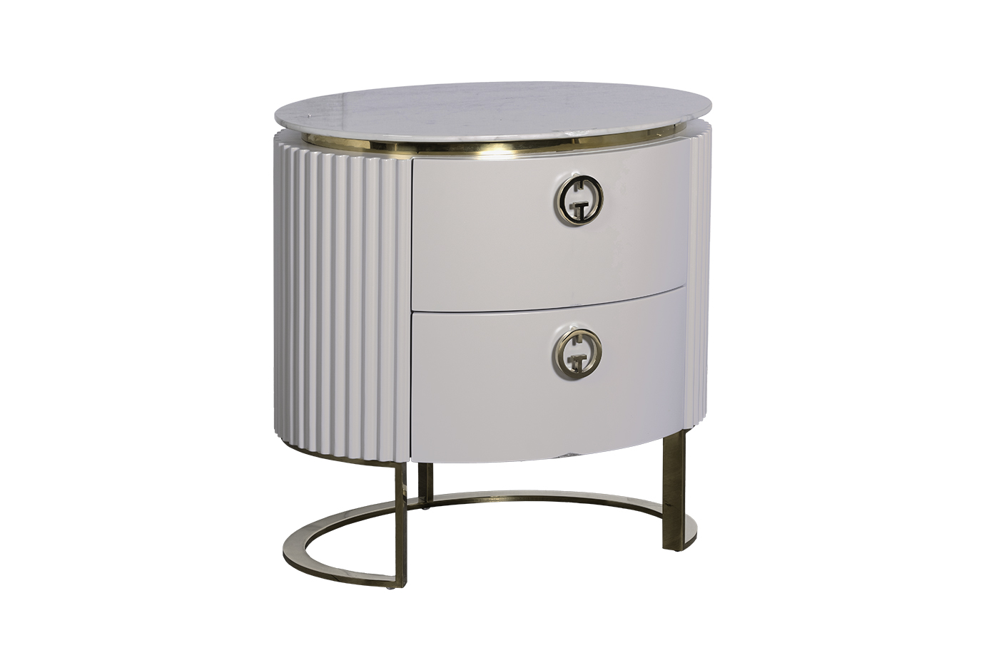 Тумбочка Luchiano с мраморной столешницей 2