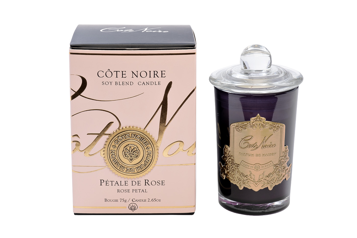 Свеча ароматическая Лепесток Розы (Rose Petal) в стакане в упаковке 1