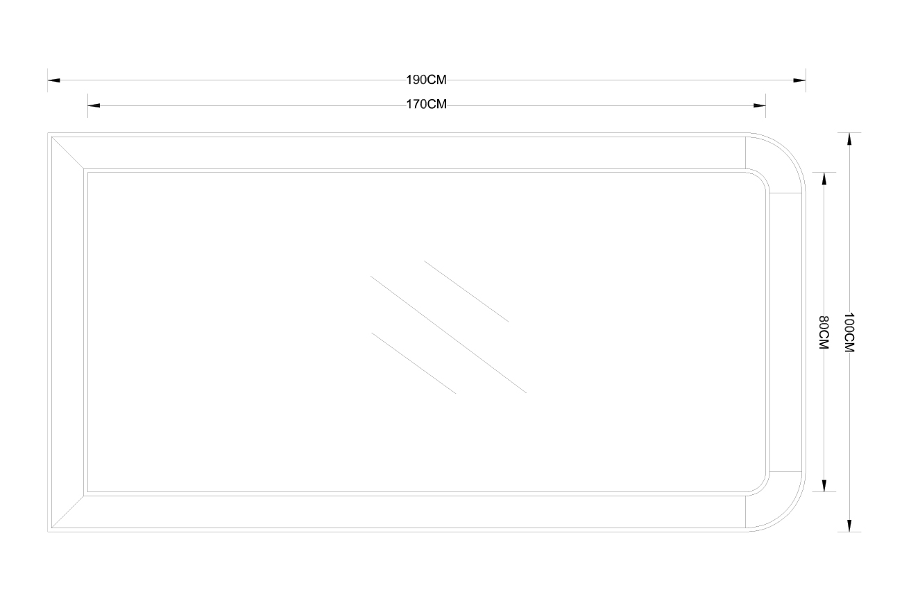 Зеркало напольное в раме антик 6