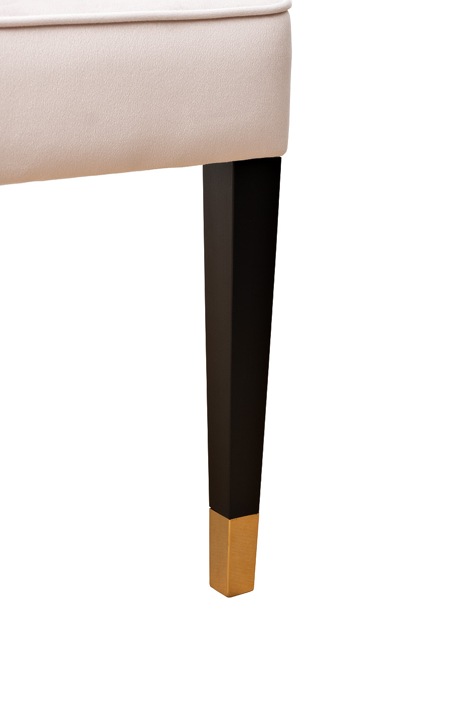 Стул Элегант(Elegante) велюровый светло-бежевый 6