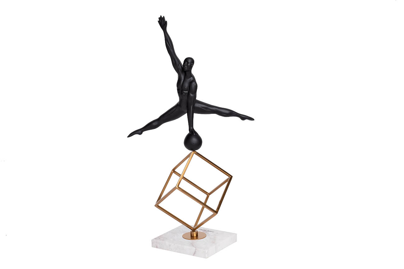 Статуэтка «Гимнаст на кубе» 1