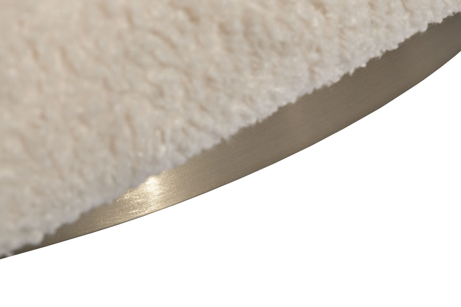 Кресло Тедди (Teddy) вращающееся искусственный мех белое 5