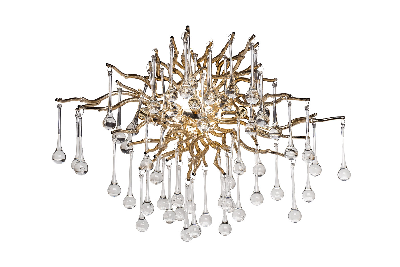 Бра «Капли» шампань 1