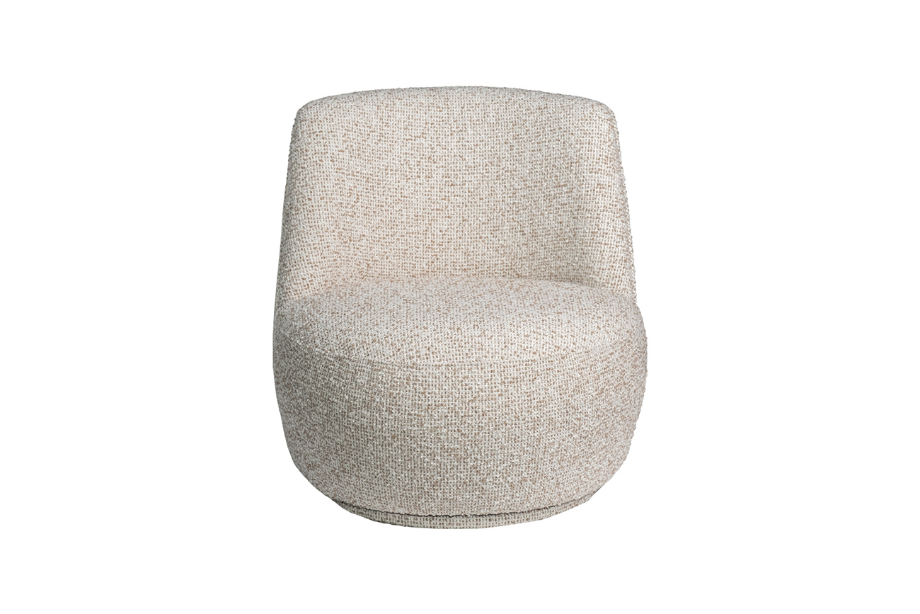 Кресло Риволи (Rivoli) вращающееся бежевая рогожка 1