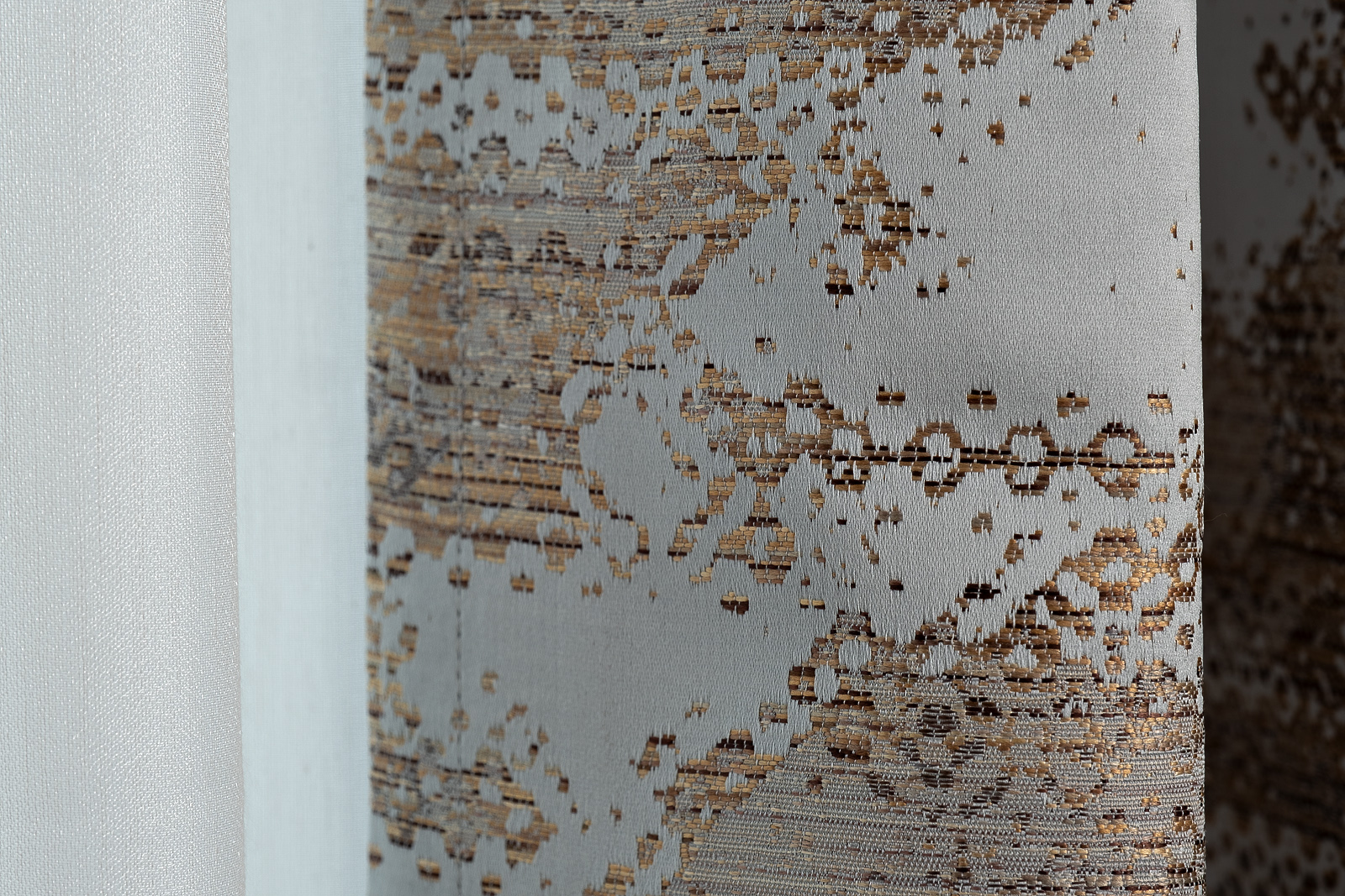 Портьера Bromley 275х260см голубая 4