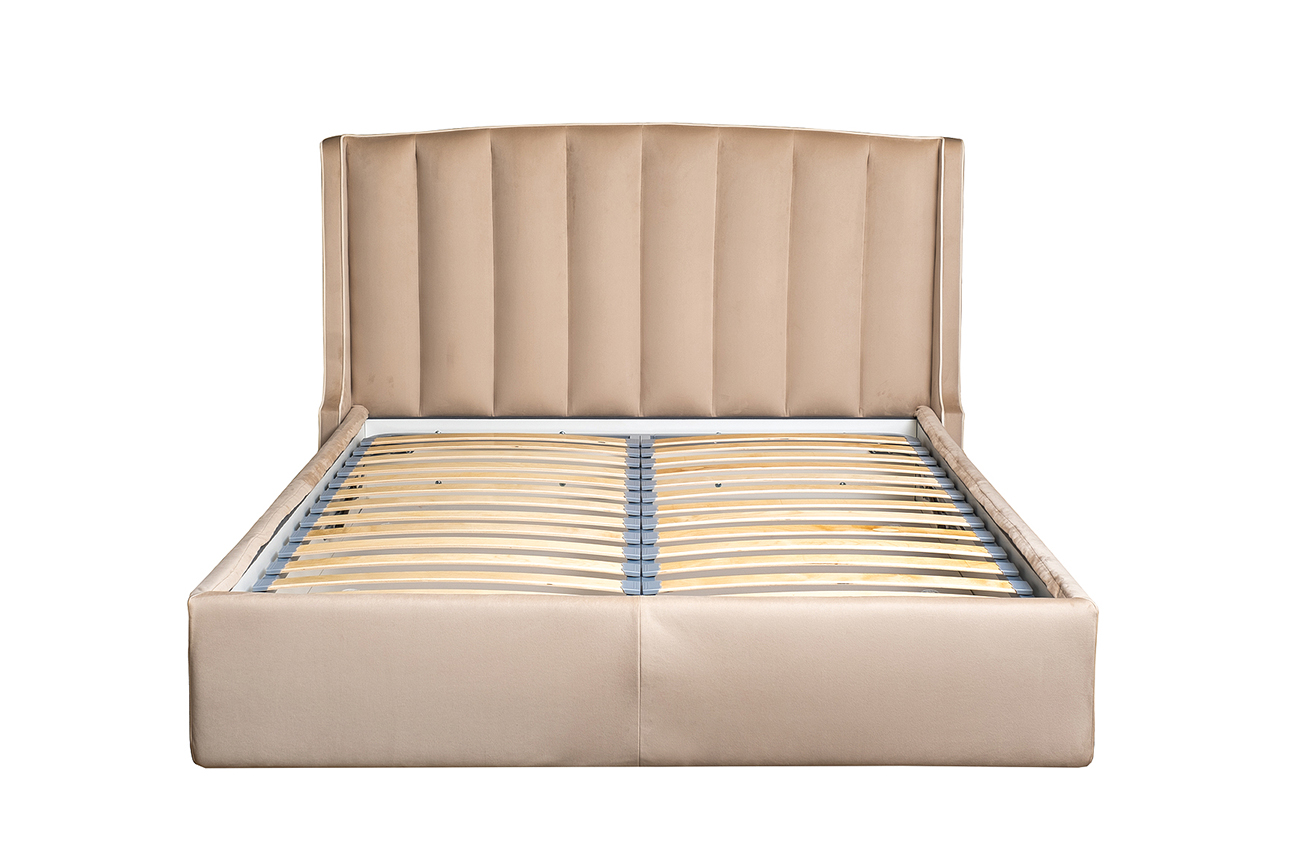 Кровать Одри(Odry) с подъемным механизмом цвет экрю 1