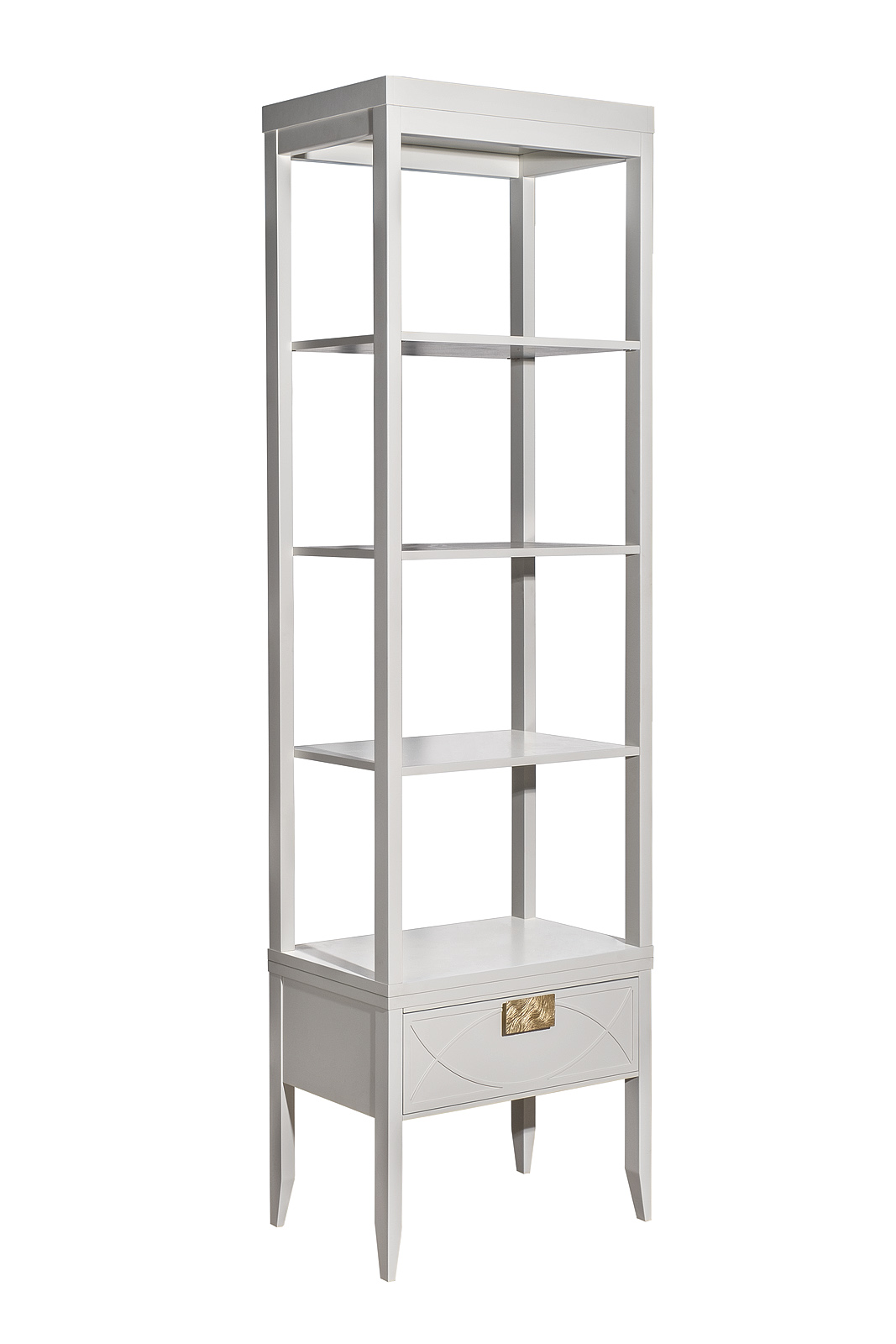 Тумбочка прикроватная с ящиком бежевая 5