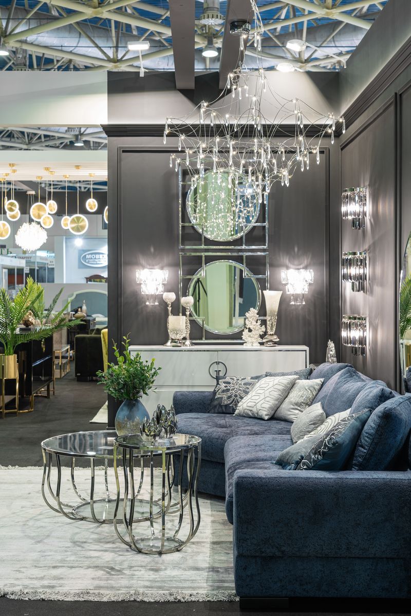 Диван LAZIO трехместный с трапецией левый 2