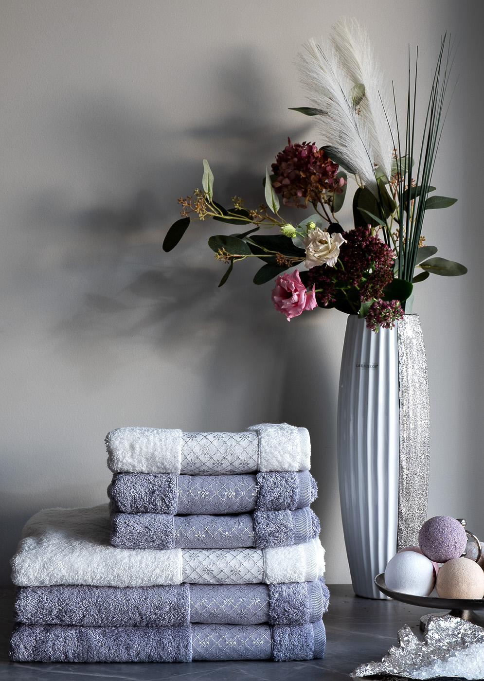 Полотенце «Венера» махровое 50*90 серое 6