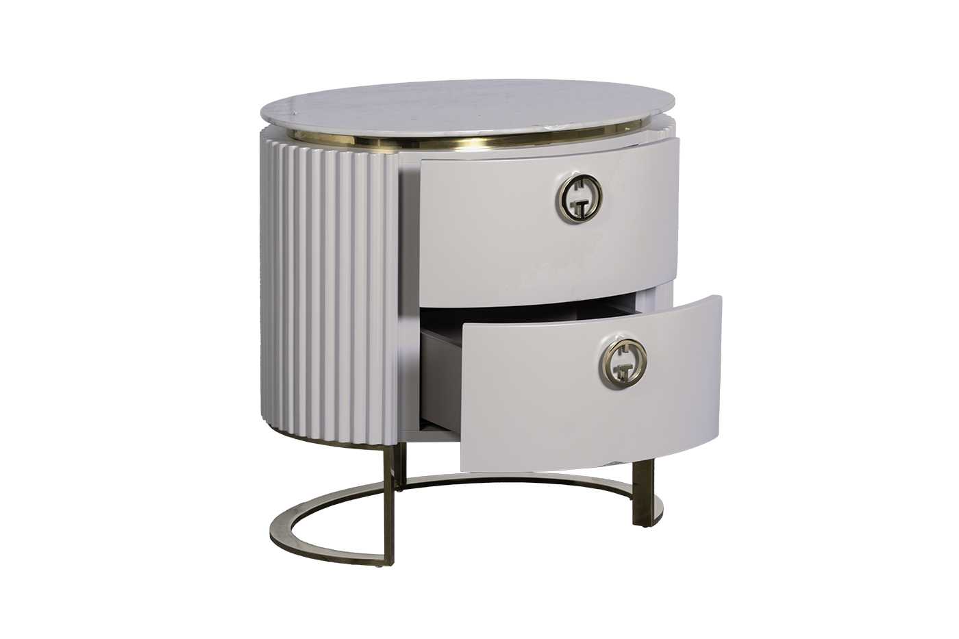 Тумбочка Luchiano с мраморной столешницей 3