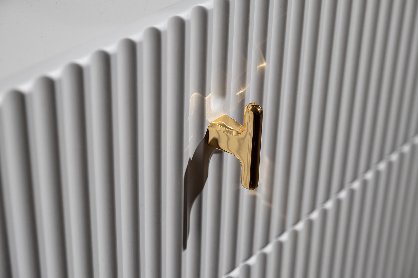 Комод Дориа(Doria) белый 5