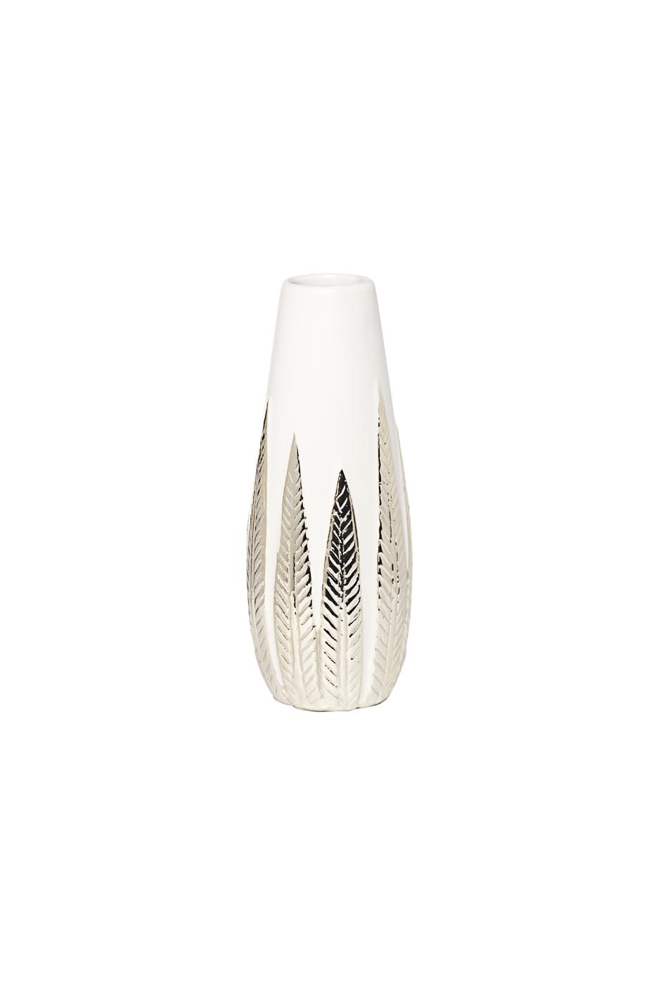 Ваза белая с декором 1