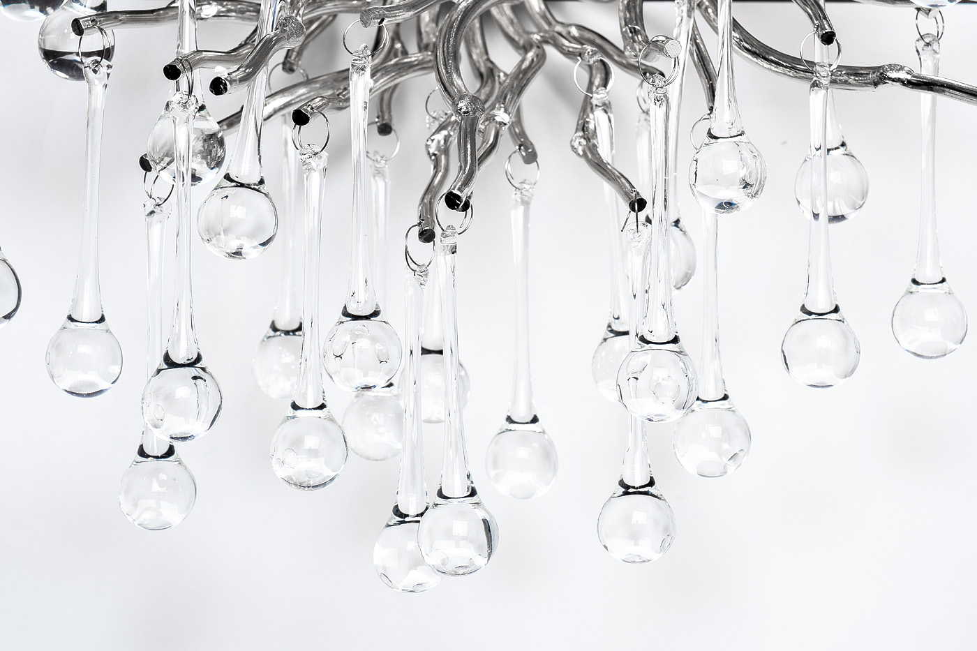 Бра «Капли» хром 2