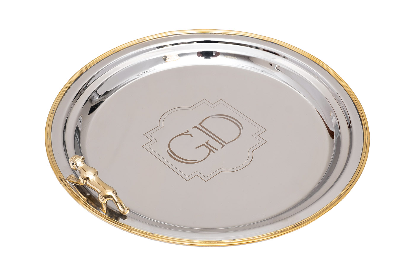 Поднос круглый «Леопард» 1