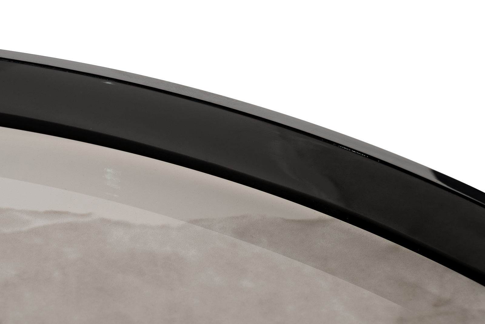 Столик журнальный белый керамогранит/черный хром 5