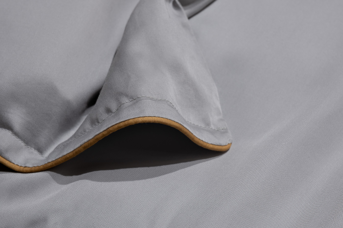 Пододеяльник тенсель 220х200см серый 4