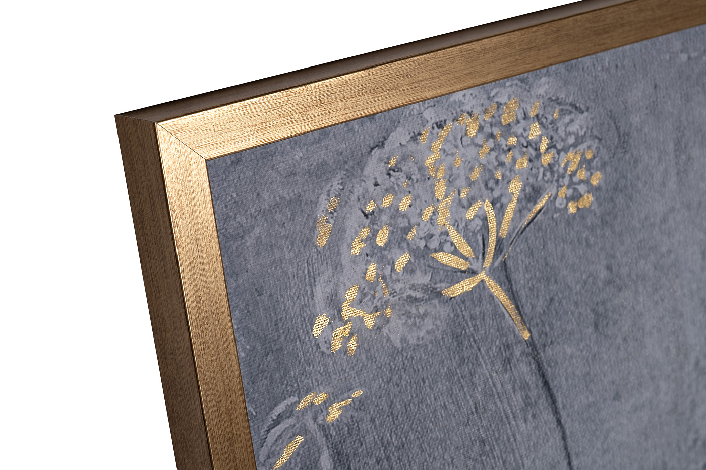 Холст «Африка лошадь-1» в золотом багете 3