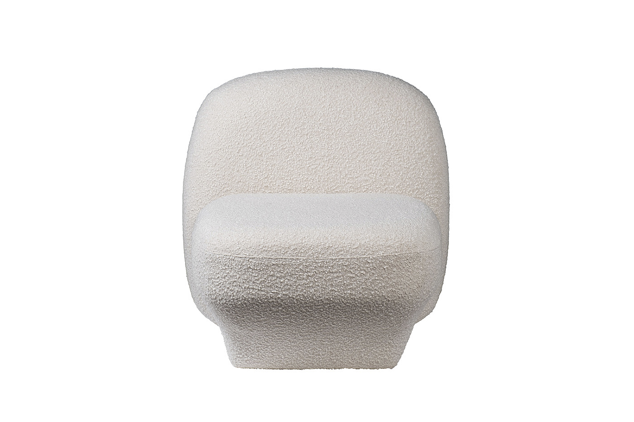 Кресло Альбано (Albano) букле белое 1