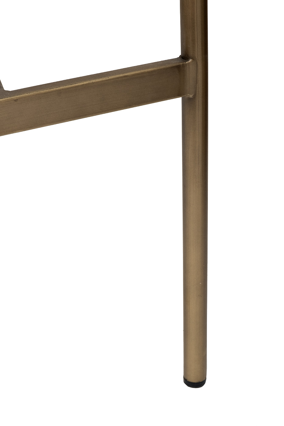 Стул барный белый/бронза 6