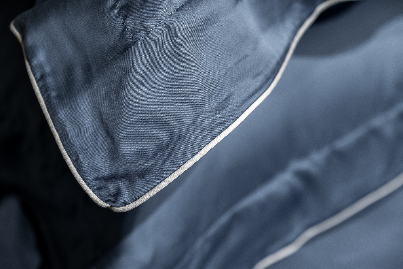 Комплект из 2х наволочек тенсель 70х70см синий 3