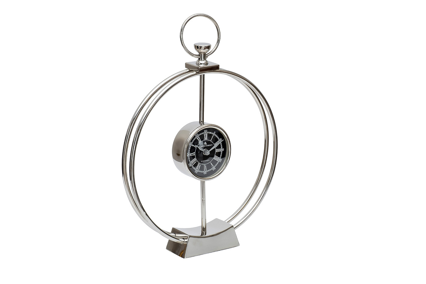 Часы настольные хром 2