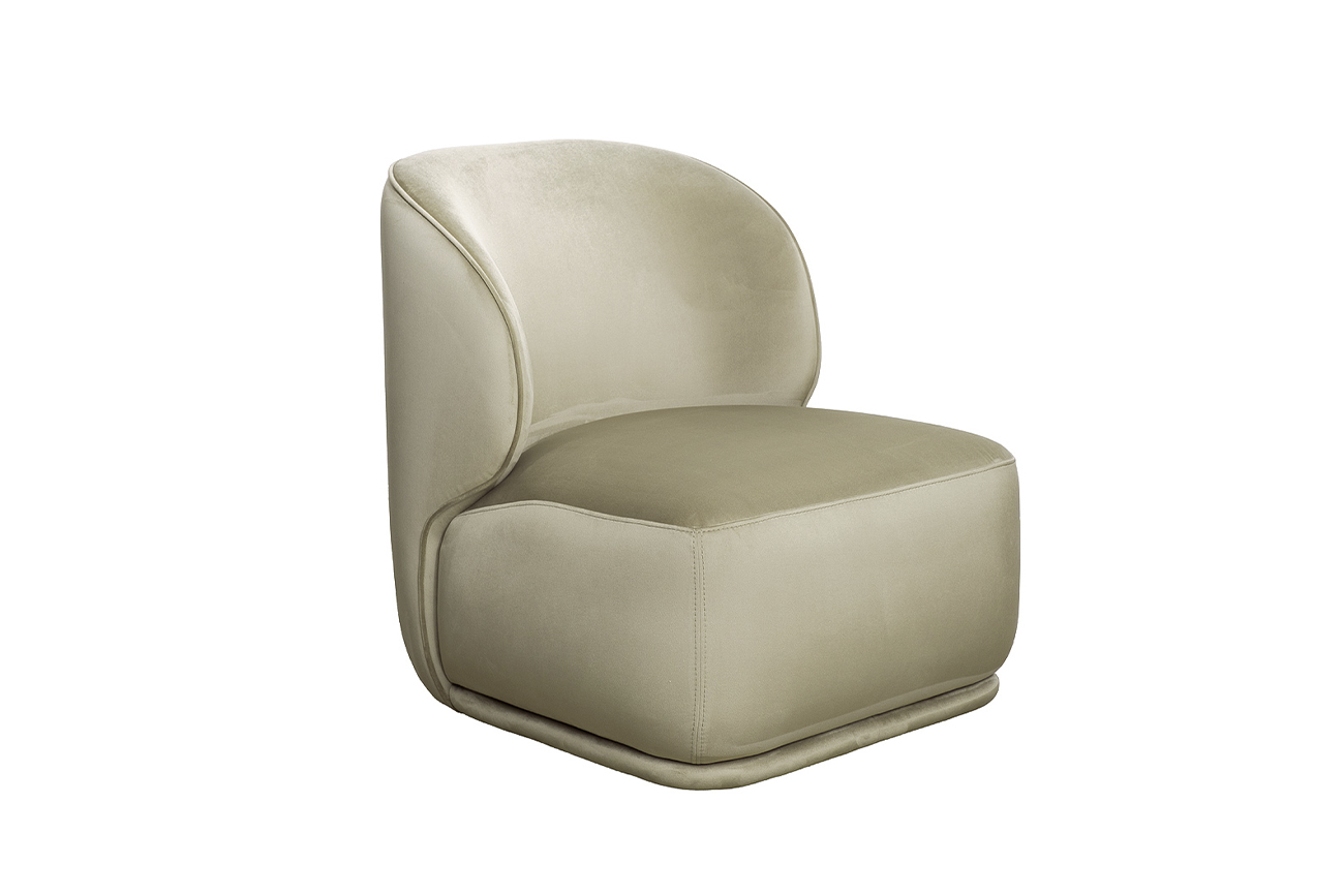 Кресло Капри Базовая(Capri Basic) велюровое оливковое 2