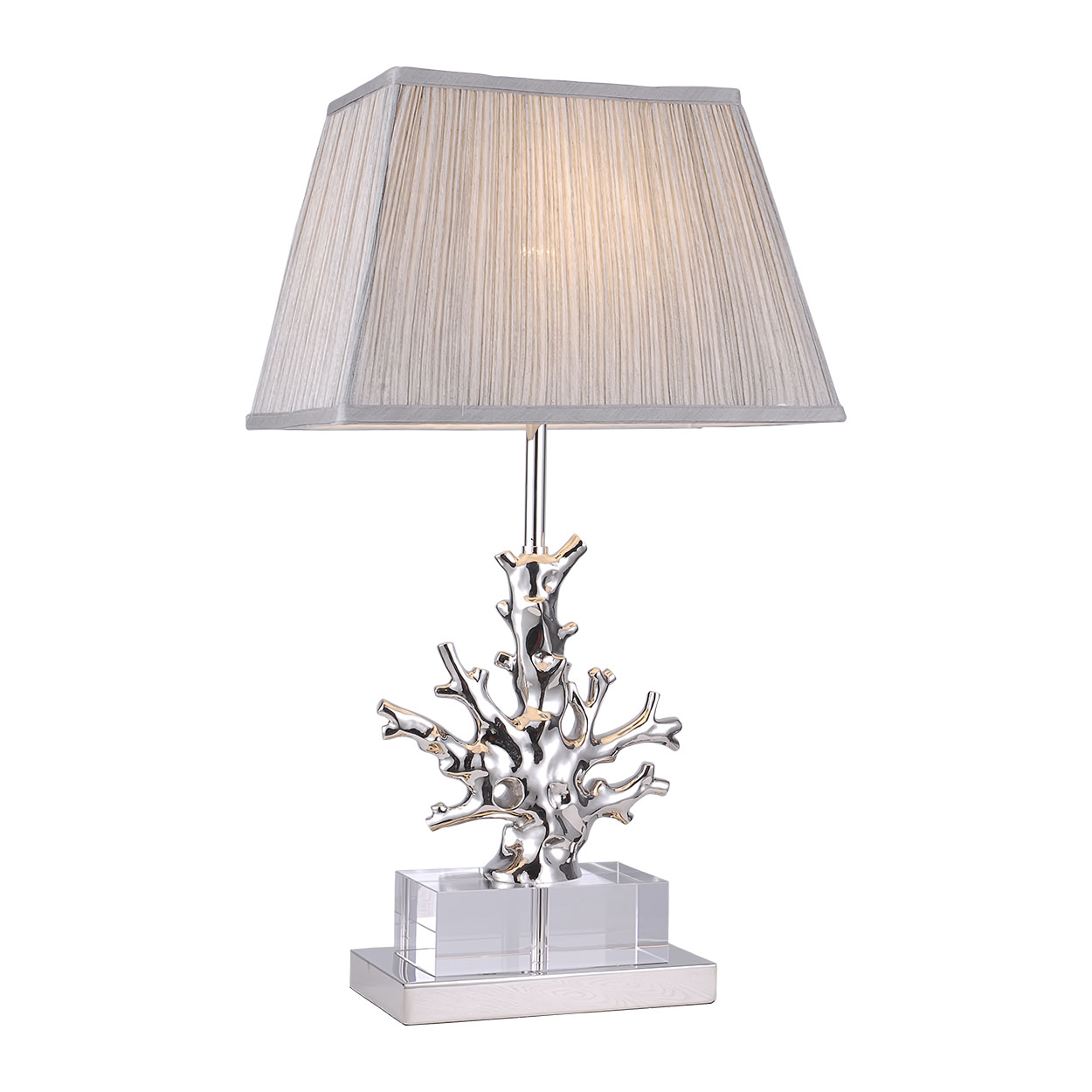 Лампа настольная Серебряный коралл (Silver coral) 1