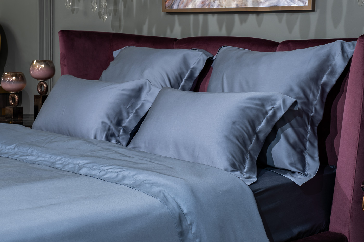 Пододеяльник «Сопрано» 220х200см синий 2