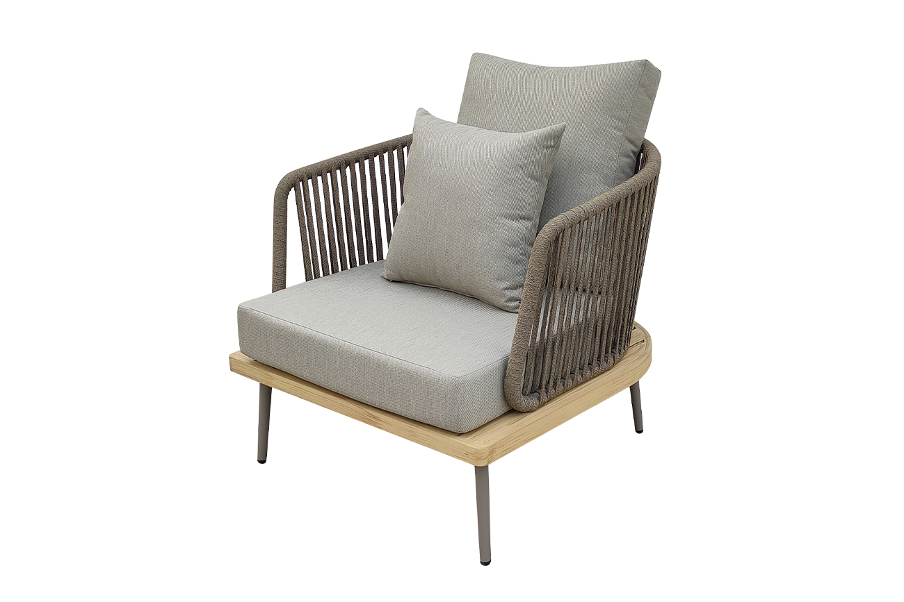 Кресло БЭЙЛИ (BAYLEY) уличное серое 2