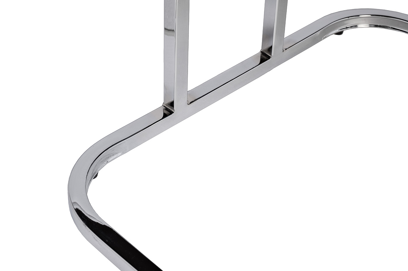 Стул обеденный велюровый синий/хром 5