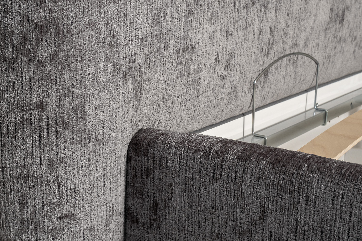 Кровать Modena с подъемным механизмом серая 4