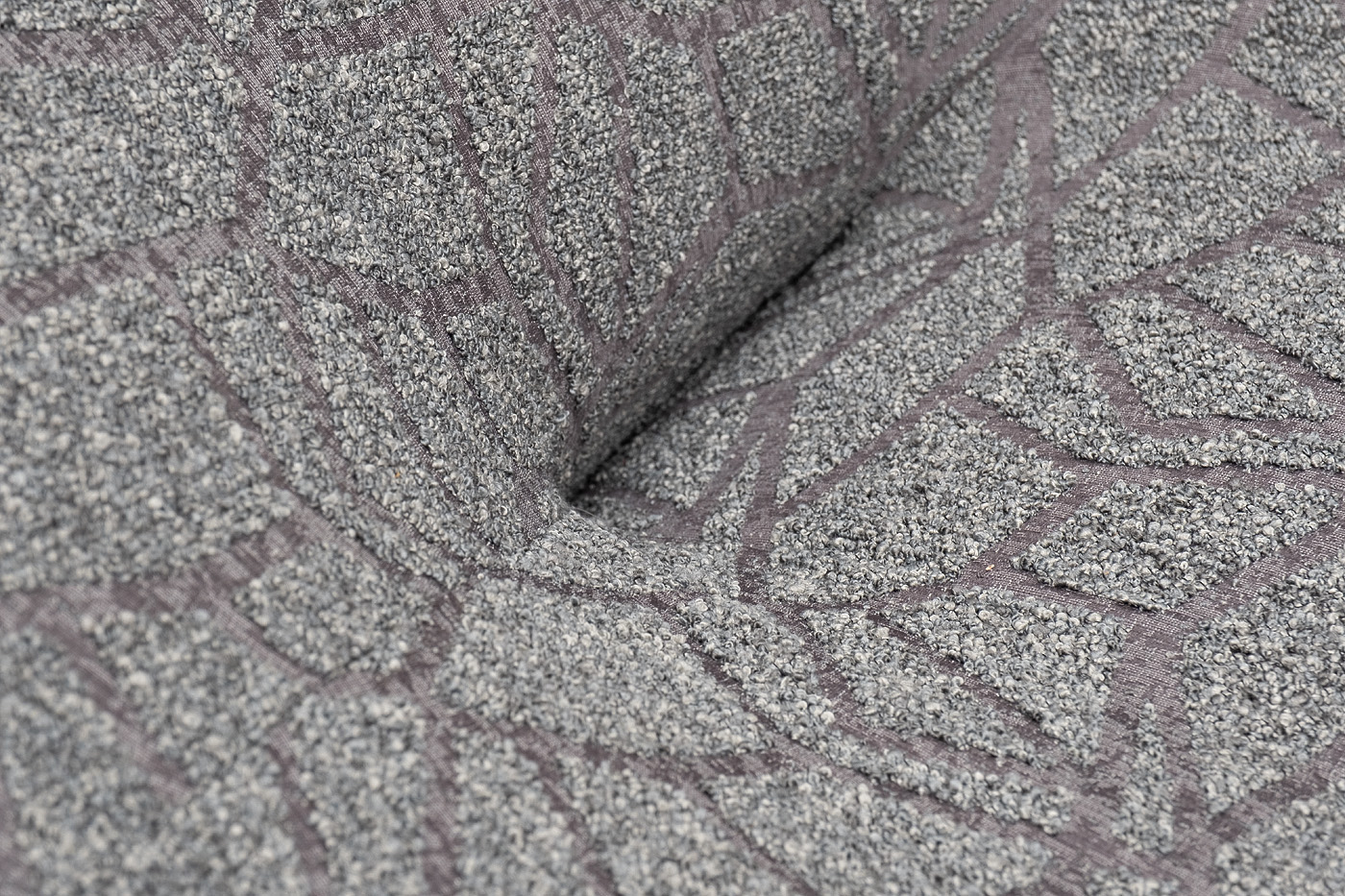 Кресло вращающееся Луна(Luna) букле серое 4