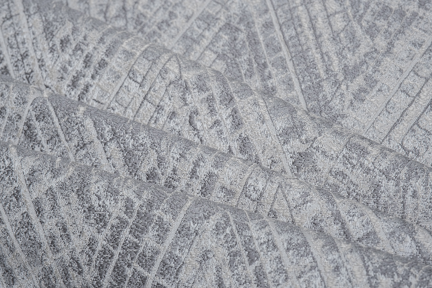 Ткань портьерная СЕРПЕНТЕ СЕРАЯ (SERPENTE SER) 3