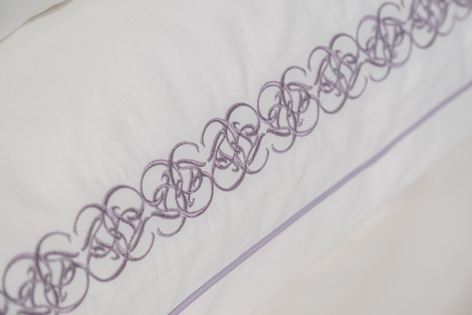 Комплект из 2х наволочек «Фиори» 50х70см сиренево-белый 7