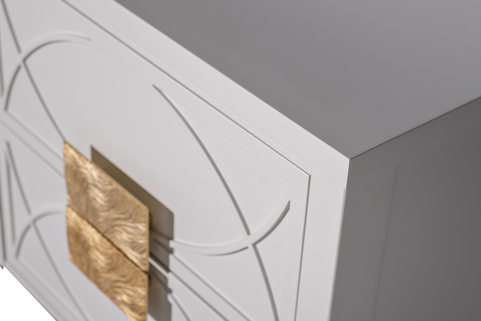 Стол письменный правый бежевый 4