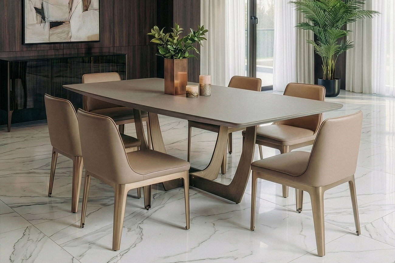 Стол обеденный Космос (Space) прямоугольный 6