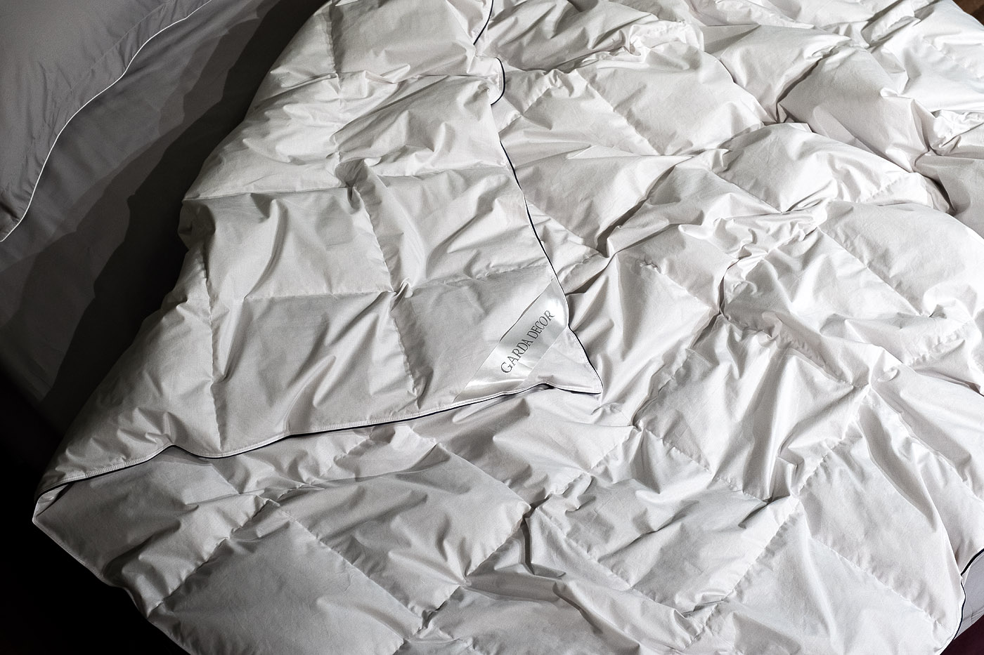 Одеяло «Омега» 200х220см 100% серый гусиный пух 6