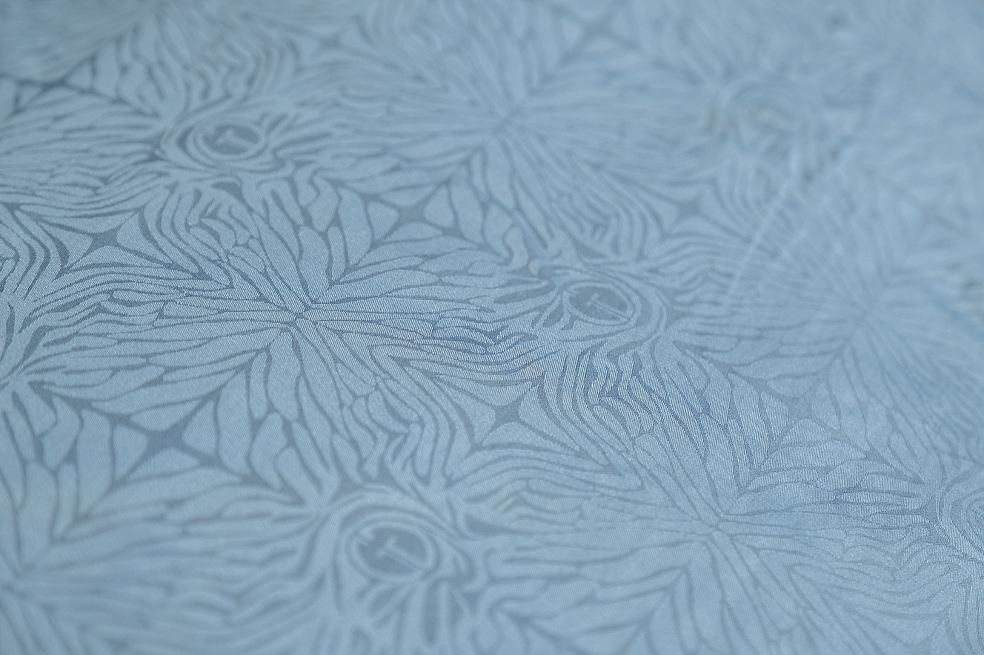 Комплект постельного белья «Муар» семейный 145х210см бамбук сине-зеленый 8