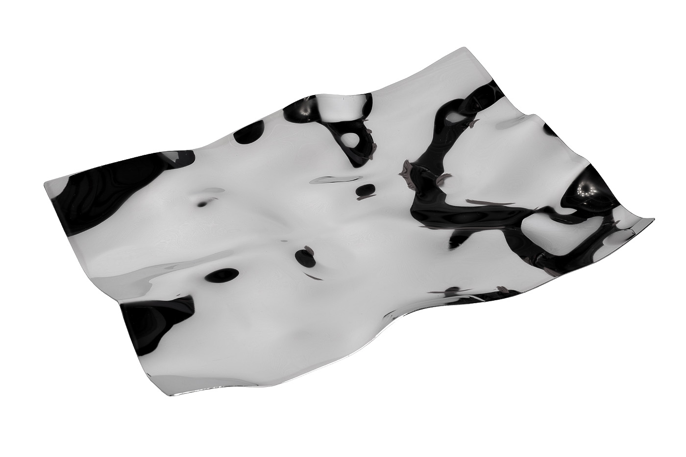 Блюдо декоративное серебряное 1