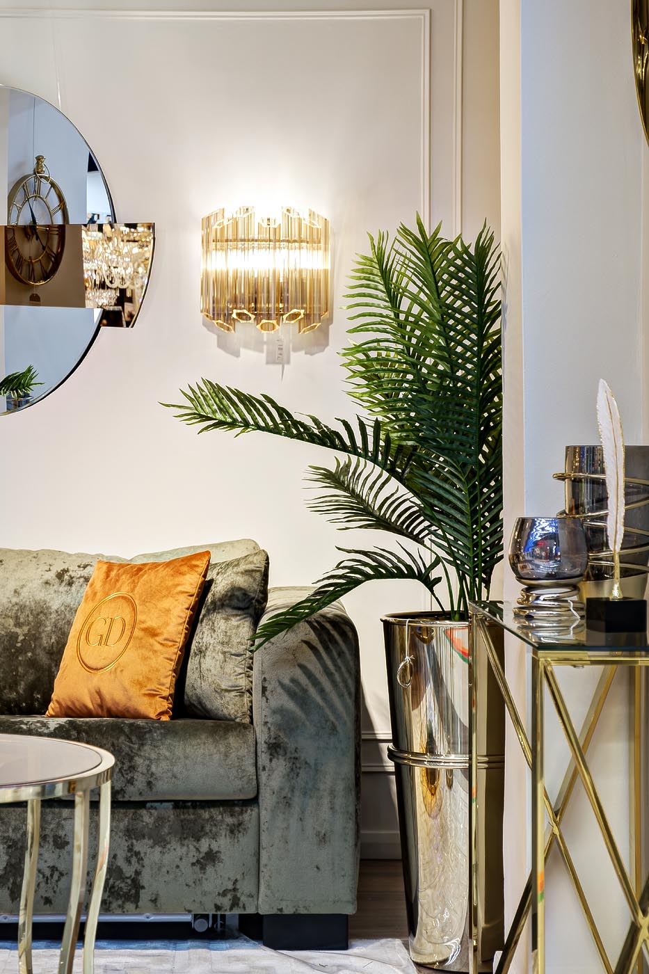 Бра из прозрачного стекла 4