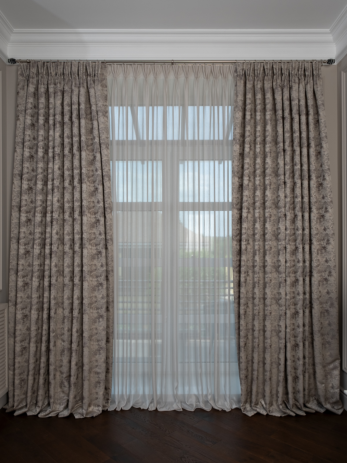 Портьера MIRAGE 275х260см бронзовая 2