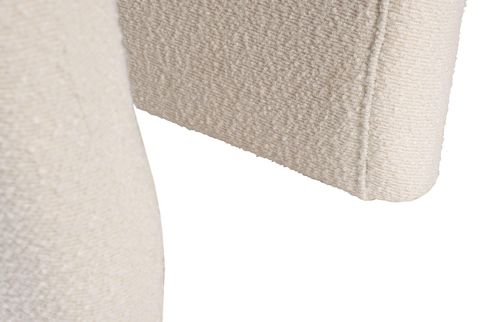 Пуф букле белый 4