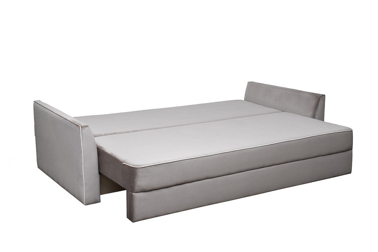 Диван Морес(Mores) трехместный раскладной вельвет бежевый 3