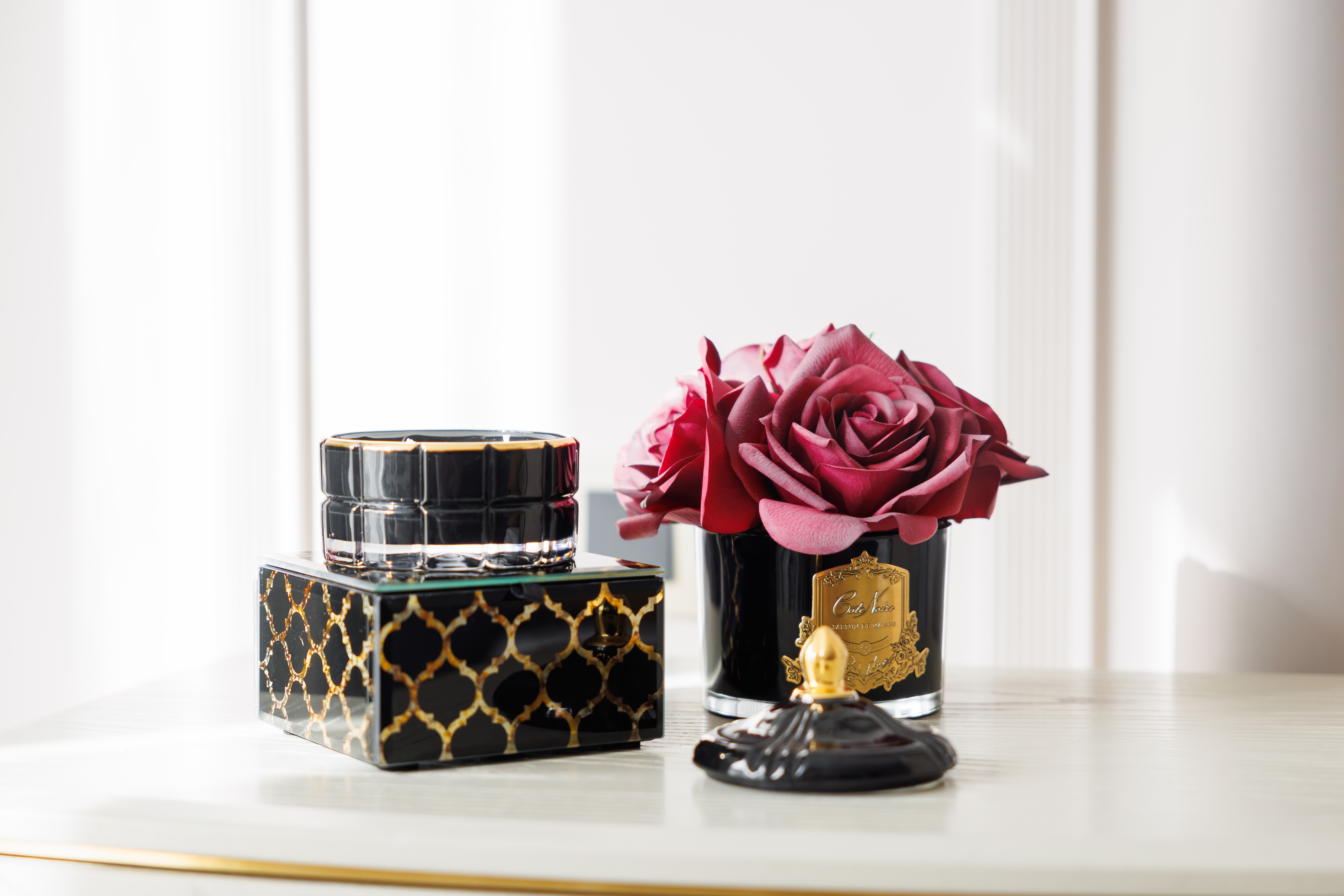 Свеча ароматическая Французский Утренний Чай (French Morning Tea) в вазе 2