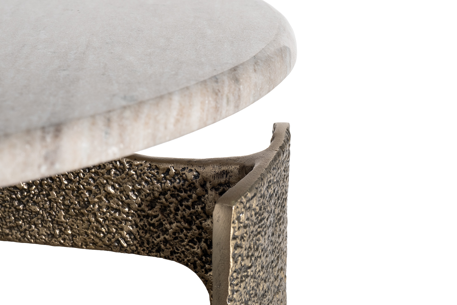 Столик журнальный круглый мраморный 2