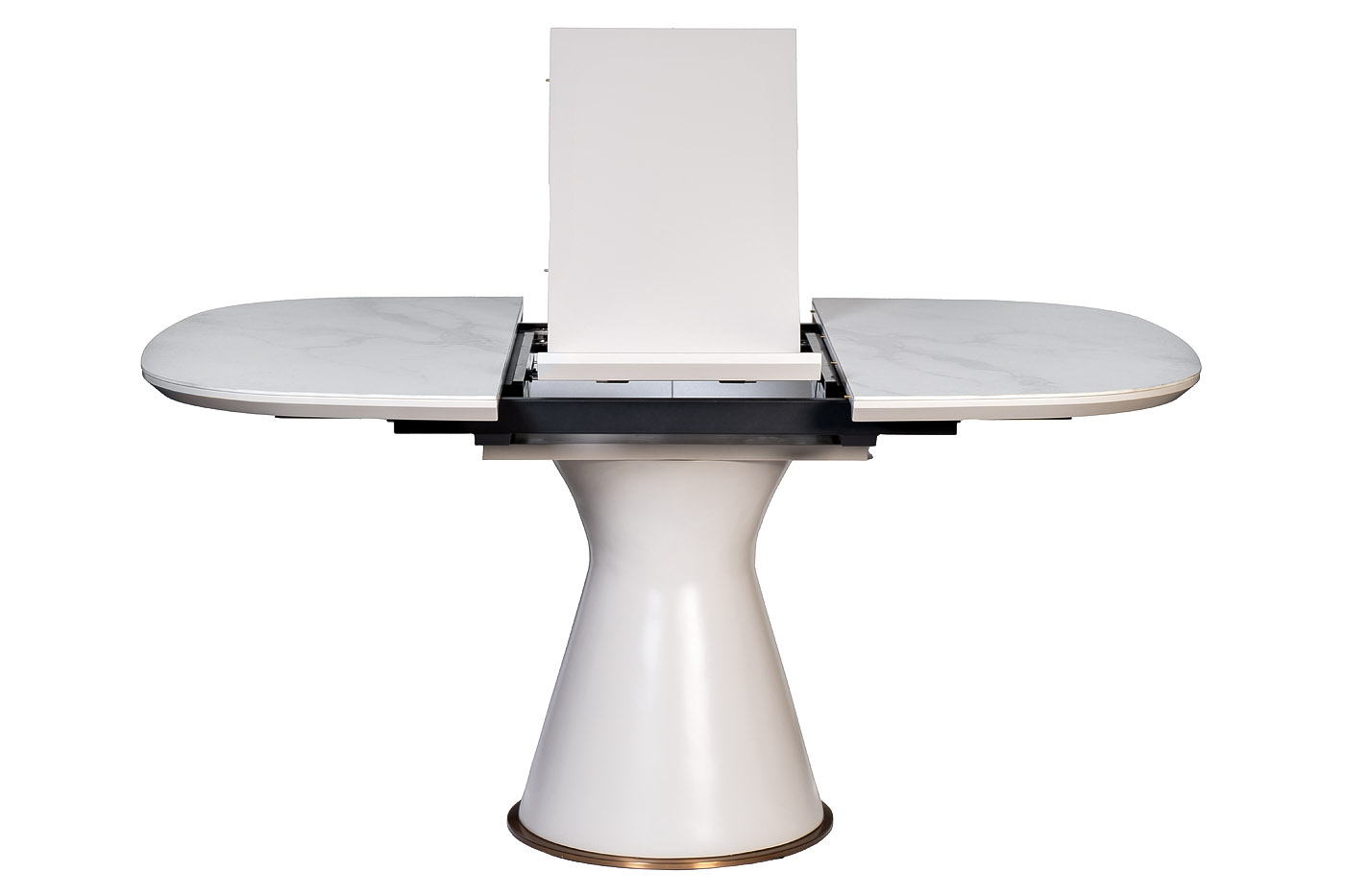 Стол обеденный раздвижной белый 3