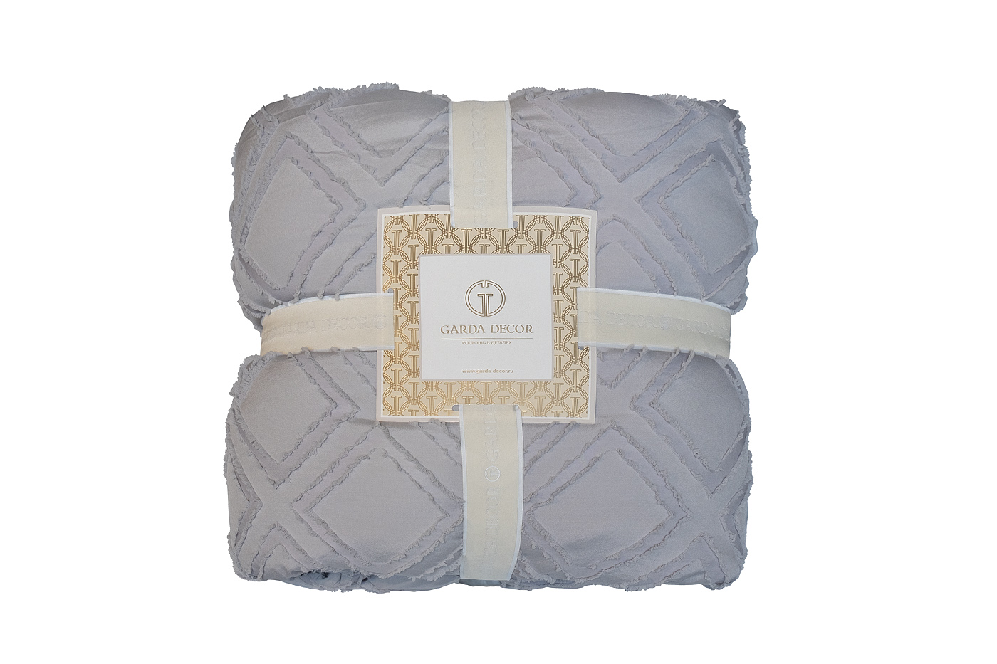 Покрывало «Квадро» 240х260см серое 6