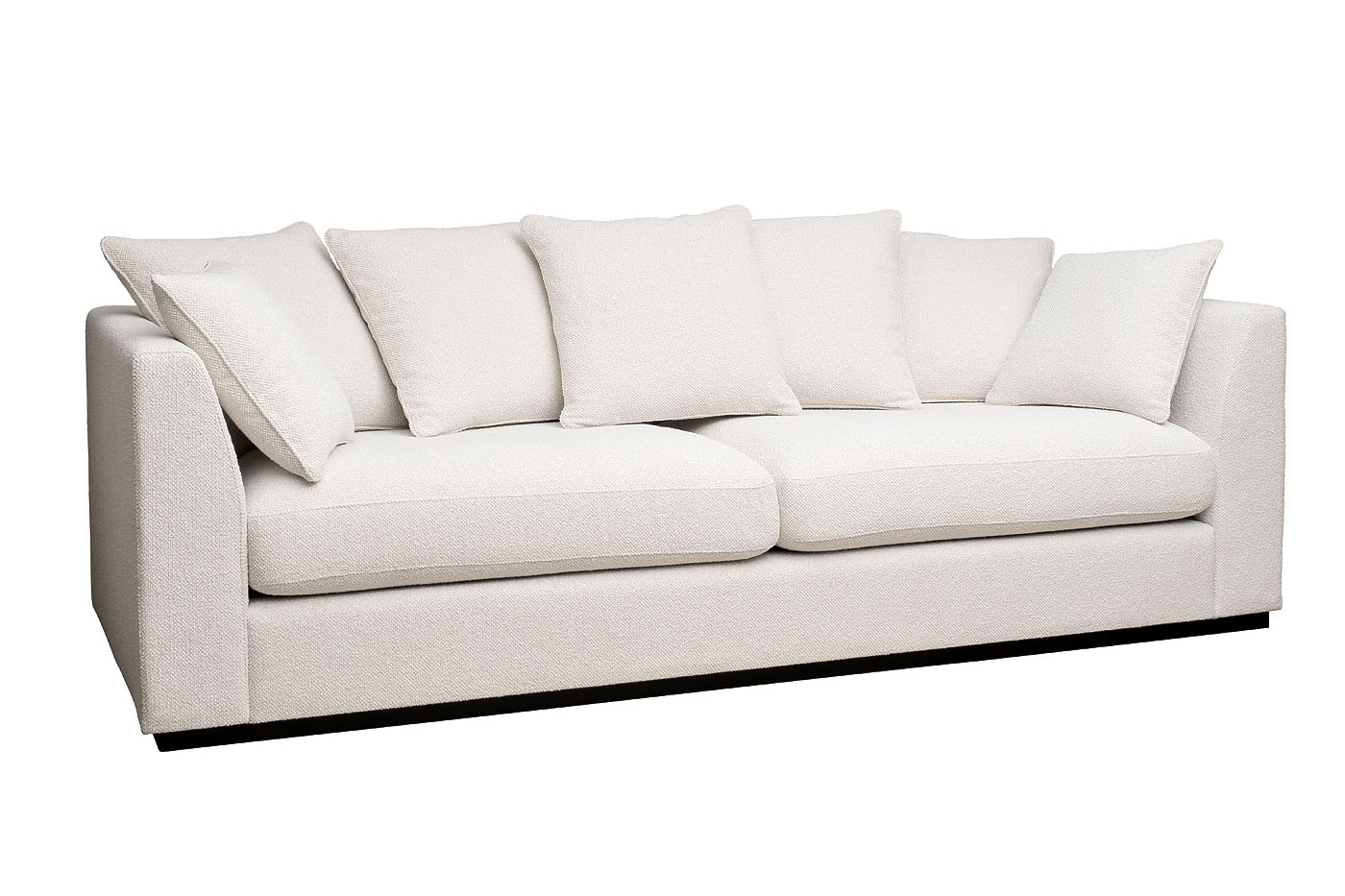 Диван Роберто(Roberto) трехместный букле кремовый 2